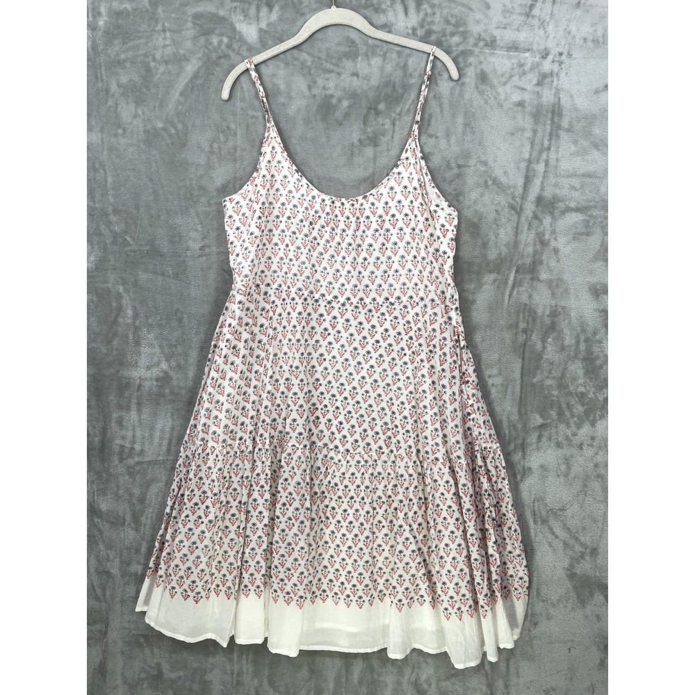 Roller Rabbit Women's L Sun Dress Cotton Straps Lined A-Lined Pocketsâ Beach